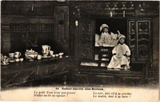 CPA Autour des Lits Clos