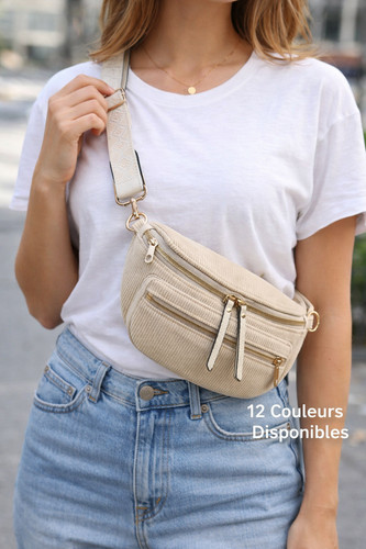 Sac banane femme - sac, velours