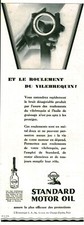Publicité ancienne standard motor oil  vilebrequin 1929 issue de magazine