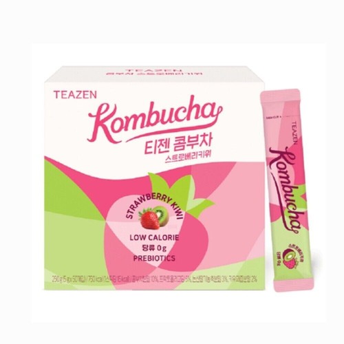 Teazen kombucha strawberry - kombucha,