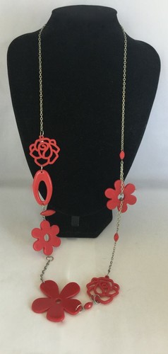 Long collier chaine metal - long,