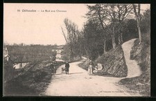 Old postcard Châteaudun, Le Gué aux Chevaux 