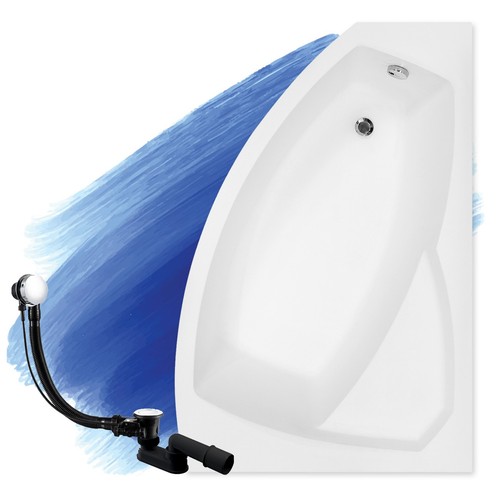 Baignoire bain angle 140x90 - baignoire,