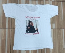 Vintage Mylene Farmer 1989 Tour French Pop Rock Electronic 90s Rare Shirt XXL
