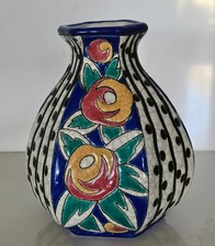 Vase en faïence de Longwy Art