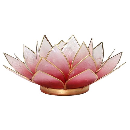 Porte bougie fleur lotus - bougie,
