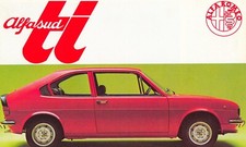 ALFA ROMEO ALFASUD Ti COUPE brochure 1974 AL