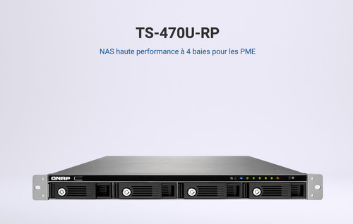 Nas rack qnap 470u 4 - nas,