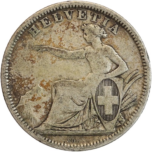 Franc helvetia assise suisse - 1,