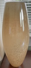 15.5" Murano Style Vase-Made in Italy-Mottled Gradient Finish-Semi-Transparent