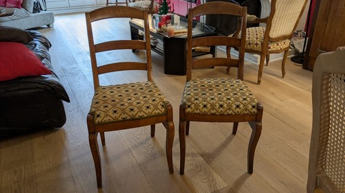 Vends lot chaises style - chaises,