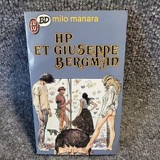 HP ET GIUSEPPE BERGMAN MILO MANARA Erotic French Adult Comic
