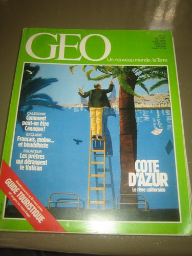 Magazine geo cote d - magazine, azur