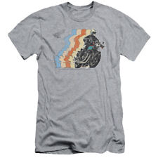 Honda Slim Fit T-Shirt Motorcycle Vintage Cafe Racer Heather Tee