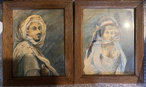 Lot aquarelles signées - lot, 2