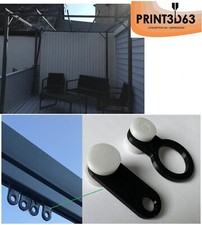 Roulette pour Pergola 3mx3m