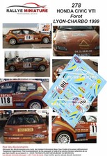 DECALS 1/43 REF 0278  HONDA