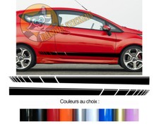 2 X BANDES BAS DE CAISSE POUR FORD FIESTA RALLYE SPORT DECO STICKER BD573N-18