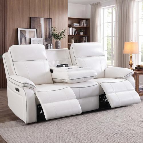 Power reclining sofa with - sofa,