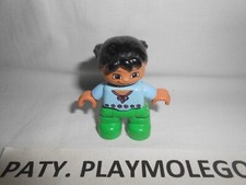 PERSONNAGE FILLETTE EN BLEU ET VERT - Lego Duplo