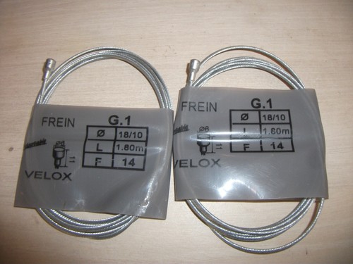 Jeu cables frein solex - cables,