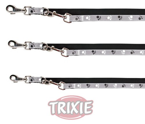 Trixie laisse réglable silver - trixie,