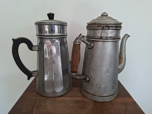 Ancienne cafetière alu - , /