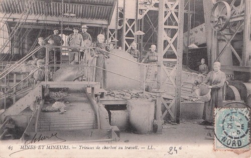 Carte postale ancienne mines - carte,