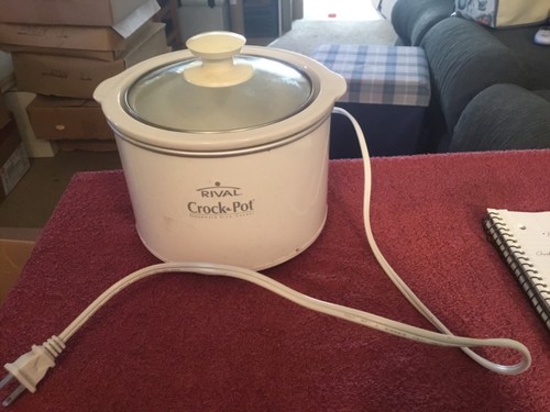 White rival crock pot 5qt - rival,