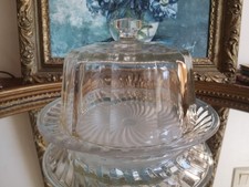 Plat Et Cloche Fromage Verre