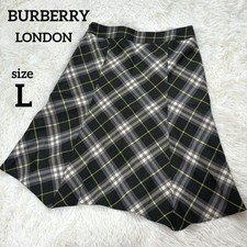 Burberry London Nova Check A-Line Knee Length Skirt Size 40 L Stylish Design