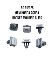 Honda Acura Rocker Molding Clips Fasteners 50 Pieces 91504SP1003 OEM