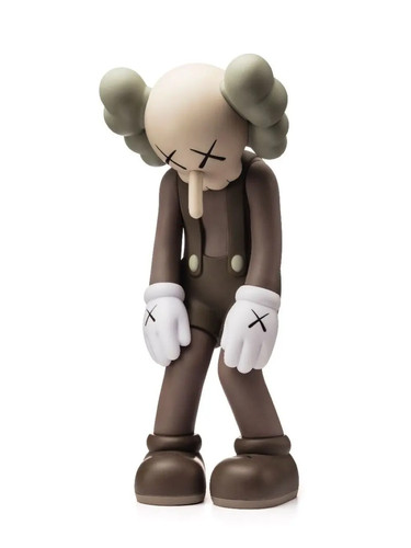 Kaws small lie companion brown - small,