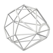 Abat-jour cage blanc 160mm Ø