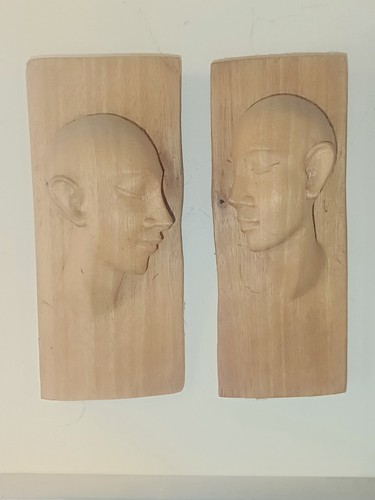 Bas relief bois lot de - en,