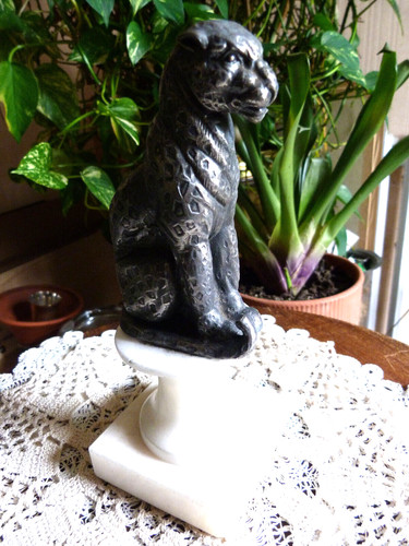 Ancienne statuette panthere - ancienne,