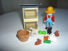 Fermier / lapins / clapier