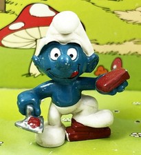 The Smurfs - Schleich - 20148 Smurf Mason (Red Brick)