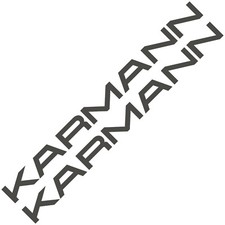 2 x KARMANN 90 cm x 6,6 cm