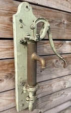 Pompe à Eau Fontaine Puits Ancienne Manuelle Fonte Décoration de Jardin