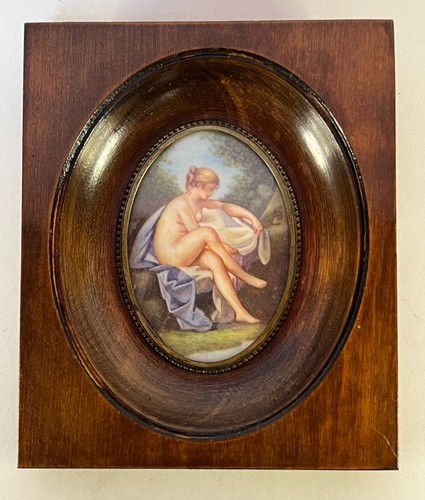Ancienne peinture miniature - ancienne,
