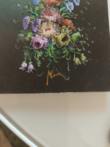 Tableau peinture signé thème