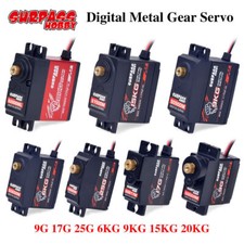 SURPASSHobby 9G 17G 25G 6KG 9KG 15KG 20KG Digital Metal Gear Servo for RC Models