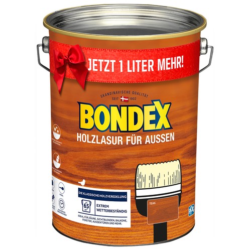Lasure bois bondex - bois, extérieur