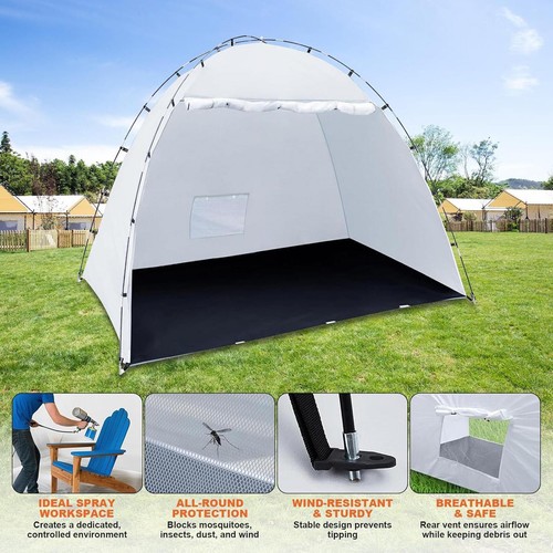 Cabine peinture sous tente - sous,