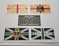 Stickers Lens fans ultra supporter foot club écharpe kop RCL club RC red tigers 