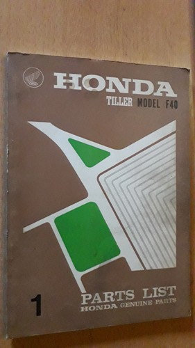 Honda tiller f40 40 - honda,