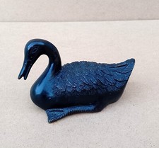 Cygne noir ancien en bronze
