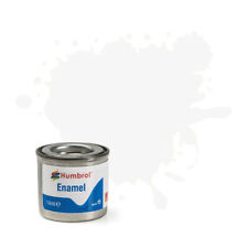 Humbrol - 34 MATTE WHITE matt white enamel enamel paint 14ml ref AA0374