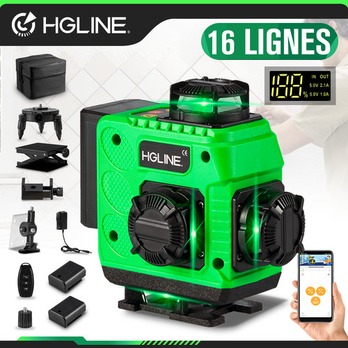 Niveau laser vert - niveau, ligne
